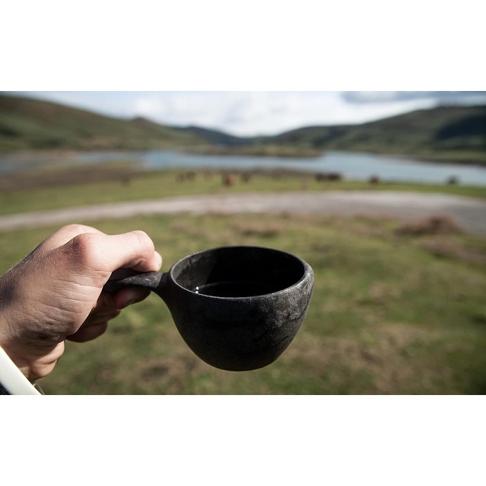 Класична чашка - Маленька кружка для використання на відкритому повітрі з органічного матеріалу - придатна для переробки (чорна), 21 -