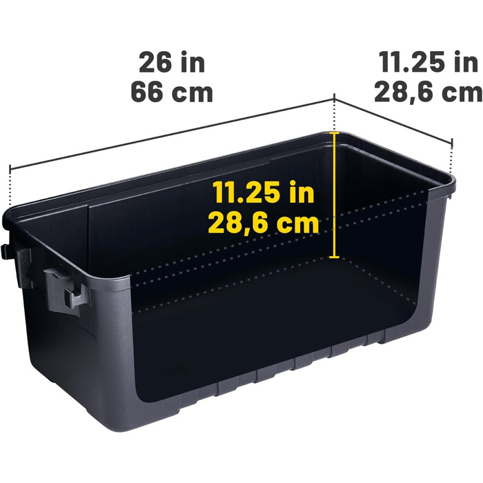 Спортивний багажник Plano - військовий контейнер для зберігання з кришкою, міцний, великий, для кемпінгу та армійського використання, ідеально підходить для полювання, пейнтболу, страйкболу або домашнього використання, різні кольори, середній, чорний