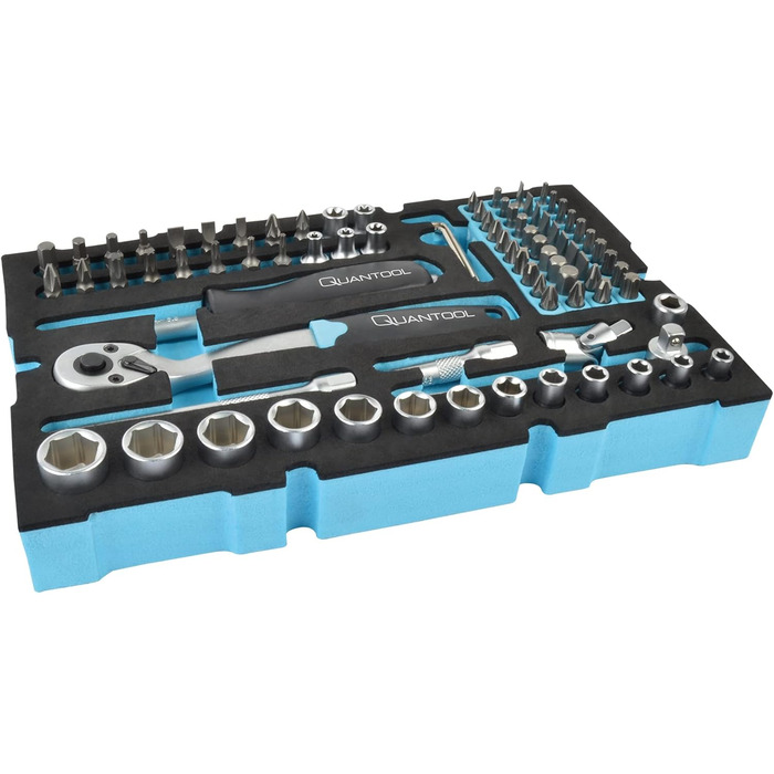 Набір торцевих головок Mannesmann Quantool Q25002, 85 предметів сумісний з L-Boxx Mini