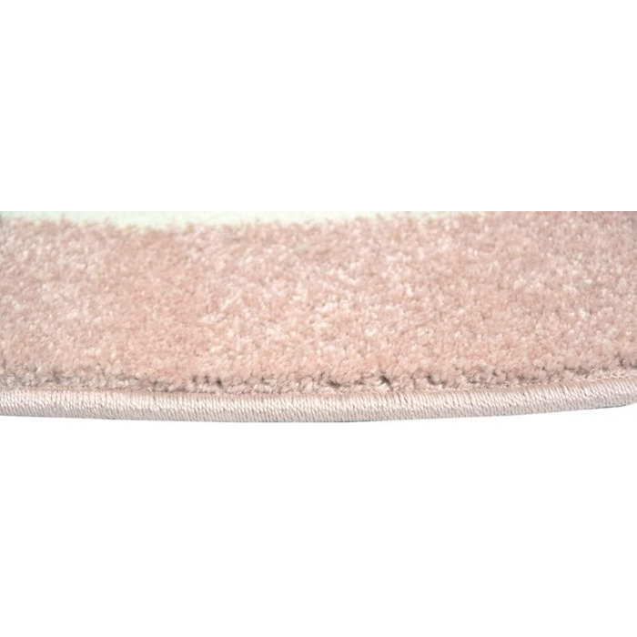 Дитячий килимок Play rug Дитячий килимок круглий із зіркою в рожево-сіро-білому кольорі Розмір 160 см Круглий