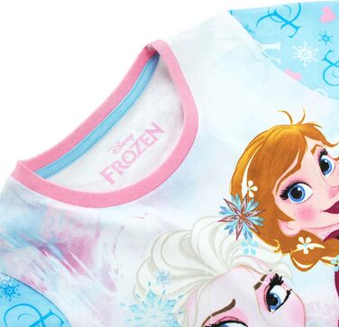 Піжами для дівчаток Disney Дитячі піжами "Крижане серце" зі 100 бавовни Довгі піжами Ельзи та Анни, розмір 110, сині