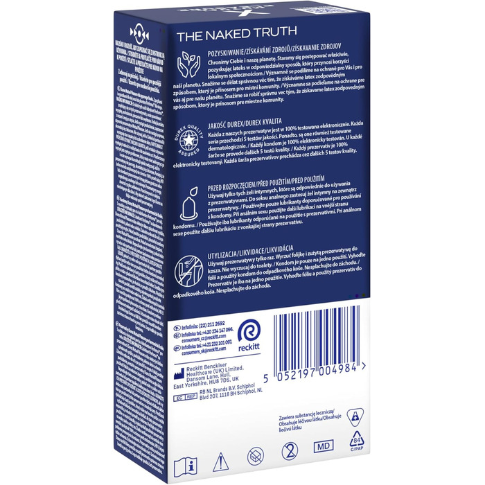 Презервативи Durex Mutual Pleasure, 10 шт