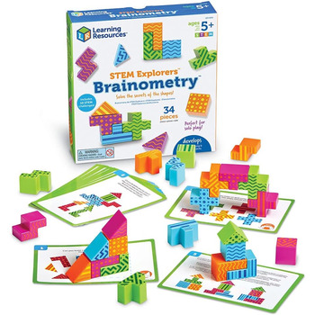 Навчальні ресурси STEM Explorers Brainometry, Logical Thinking and STEM Skills, 3D Brain Game for Kids, 10 Challenges for STEM Pro