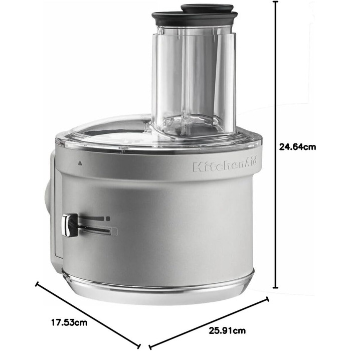 Насадка для кухонного комбайна, набір кубиків, срібло, 2FPA