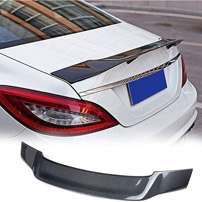 Спойлер багажника MEICHANG Rear Spoiler, для автомобіля Mercedes Benz Classe CLS W218 Berlina 2012-2018Задній спойлер високої міцності Заднє крило Sport Rear Spoiler