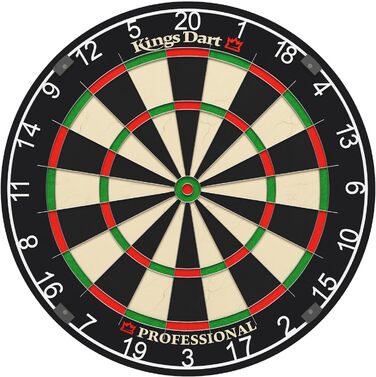 Мішень для дартсу Kings Dart Професійний HD Сизаль ø 45 см різнокольоровий