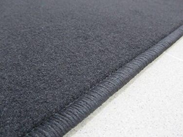 Килимок для офісного крісла, захисний килимок для підлоги, офісний килимок - надзвичайно висока якість Чорний велюр. 100x140 см