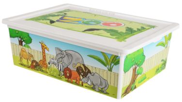 Контейнер Qutu Trend Box ZOO, 25 л (6998331)