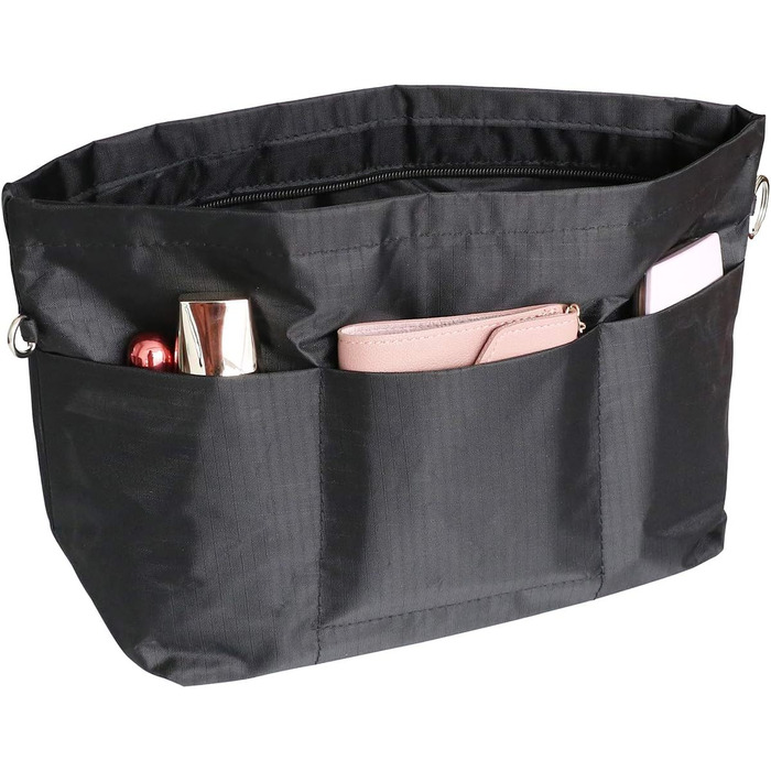 Завітайте до магазину BeringLoad MHPI Bag Сумка-сумка внутрішня, чорна, велика, з кишеньковим органайзером, акрил, чорна