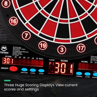 Електронна мішень для дартсу зі світлодіодним підсвічуванням, електричне цифрове табло для дорослих з корпусом з масиву дерева, підходить для стандарту YL