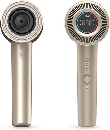 Фен Silk'n I SilkyAir Pro HDB003 I Фен преміум-класу з безщітковим двигуном і водно-іонною технологією I 3 насадки, термостійкий к