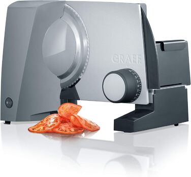 Харчова нарізка Graef G50 Кухонна нарізка G 50, 170 Вт, металева, 32,5 x 23 x 24 см, чорна/сіра одинарна