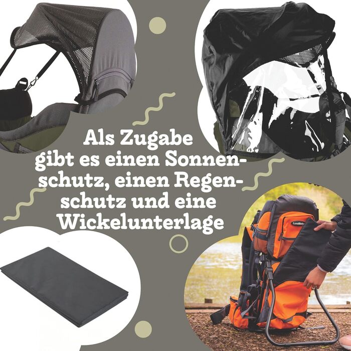Для дитини до 18 кг - Ергономічний дитячий рюкзак для дитини - Преміум Toddler Carrier - Рюкзак для дитини - Люлька для малюка - Р