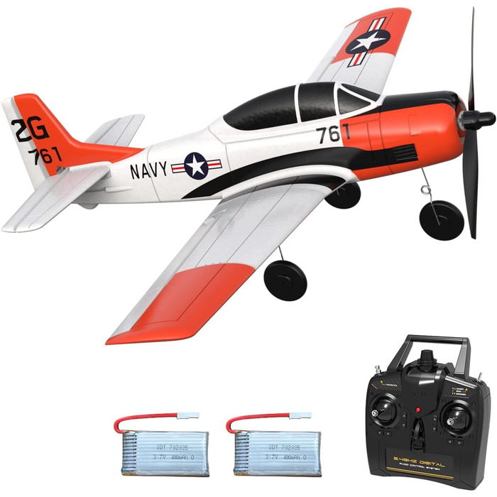 Канальний пульт дистанційного керування Літак RC Plane RTF Літак Іграшка 2,4 ГГц Літак RC для початківців, дітей та дорослих Іграш