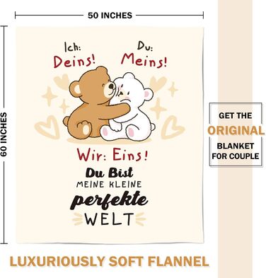 Подарунок на День святого Валентина для нього/неї, подарунок для неї/нього, подарунок для пар - м&39яка ковдра, подарунки &quotЯ тебе кохаю&quot, подарунок на річницю весілля для дружини/дружини, подарунок на День святого Валентина