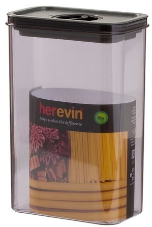 Контейнер HEREVIN Canister-Vacuum Lid-White-Black 2.5 л (161189-000) (7077945)