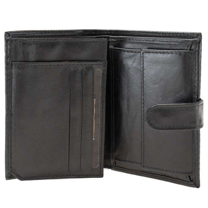 Портмоне чоловіче шкіряне Semi Line RFID Black (P8270-0)