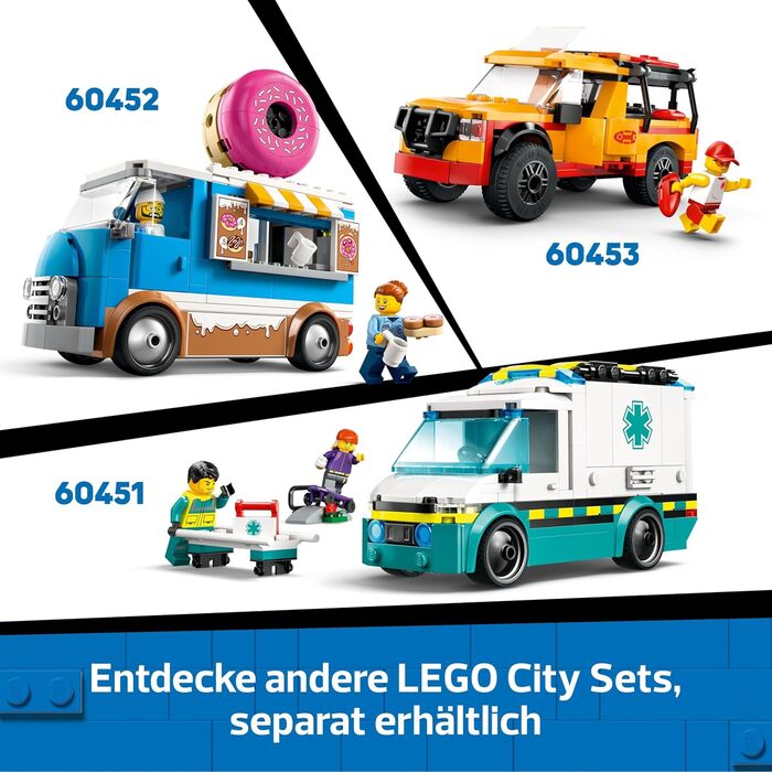 Конструктор LEGO City 60454, Дім на колесах для пригод, 385 деталей