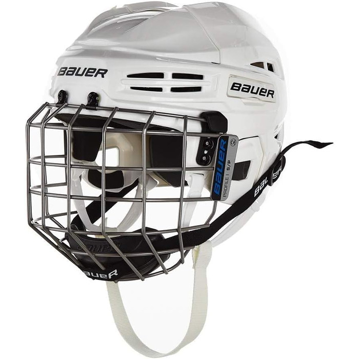 Шолом Bauer з сіткою IMS 5.0 M (52-57 см) білий