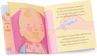 З одягом, пляшечкою та аксесуарами для годування - м&39яка лялька та книжка з малюнками англійською мовою - іграшка для віком від