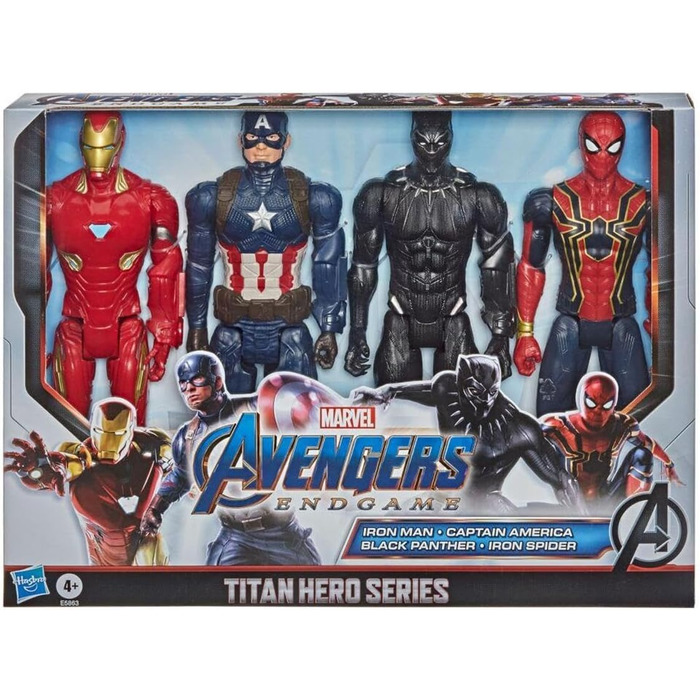 Залізна людина, Месники Marvel Ендшпіль Титан Герой серії Action Figure 4pack