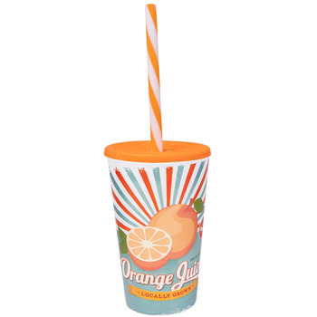 Склянка з трубочкою Herevin Orange Juice 0.65 л (161948-028) (6965059) Склянка з трубочкою Herevin Orange Juice 0.65 л (161948-028) (6965059)