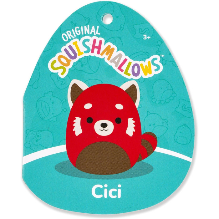 Панда Сісі 19 см, офіційна плюшева іграшка Jazwares, суперм&39яка м&39яка іграшка, 06607 -