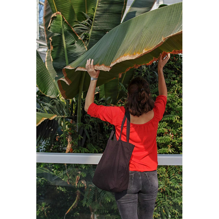 Стильна містка сумка Cottonbagjoe з внутрішньою кишенею та застібкою-блискавкою бавовняна сумка тканинна сумка сумка шоппер з вели