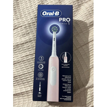 Електрична зубна щітка Oral-B Pro Series 1, рожева, 1 щітка, розроблена компанією Braun