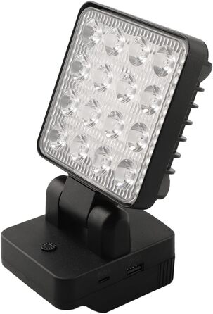 Бездротовий робочий ліхтар, сумісний з акумуляторами Metabo серії 18V, з регульованою яскравістю та низьким рівнем Vo для захисту L-tag.