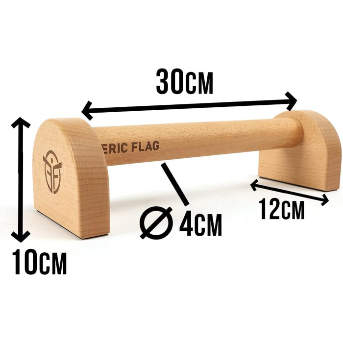 Ручки для стійки на руках - Преміум-паралети, дерев&39яні ручки для віджимань для фітнесу, тренажерного залу, калістеніки та йоги - Нековзні дерев&39яні паралети для калістеніки, турніки для віджимань для використання в приміщенні та на вулиці