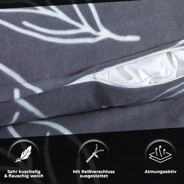 Тепла зимова постільна білизна з мікрофібри флісу 135x200 155x220 200x200, Розмір 135 x 200 см, Дизайн - Мотив Дизайн 2 135 x 200 см Дизайн 2