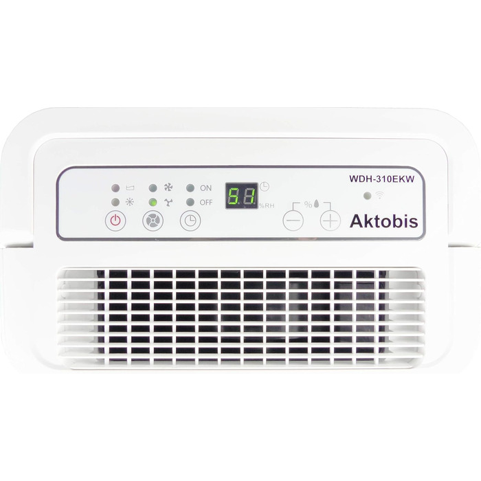 Осушувач повітря Aktobis, будівельна сушарка WDH-310EKW (до 12 л/добу цифровий WLAN)