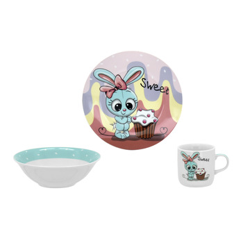 Дитячий набір LIMITED EDITION SWEET BUNNY, 3 предмета (6400433)