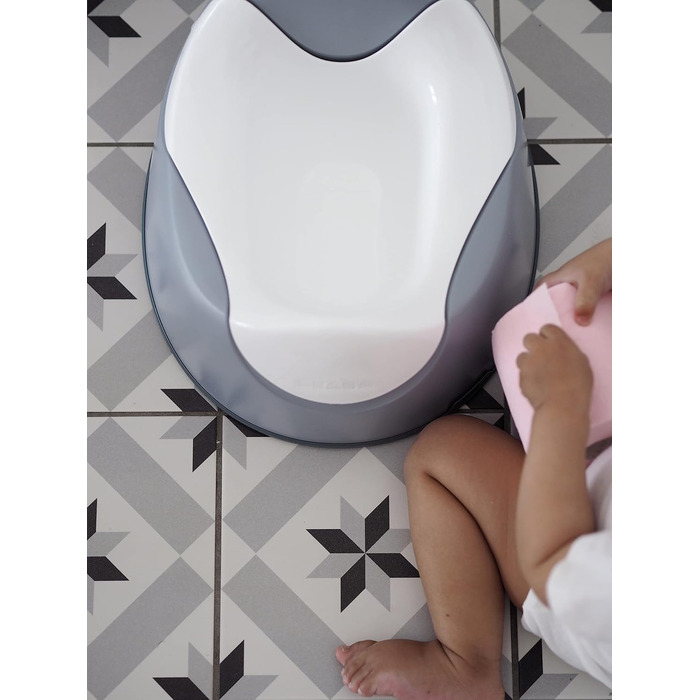 Дитячий горщик - Ергономічний горщик для дітей - Не ковзає - Гігієнічний - Легко миється - Туалетна вставка з ручками - Зроблено у