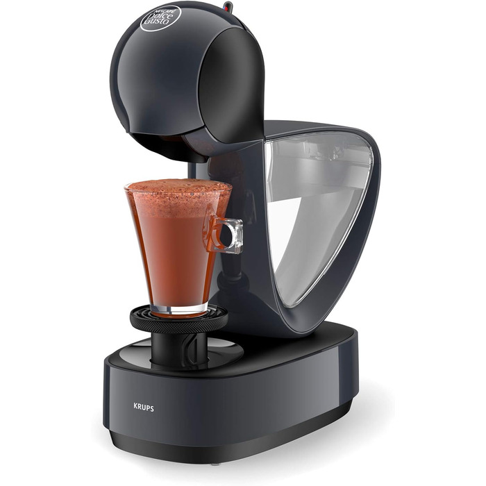 Кавоварка KRUPS Nescaf Dolce Gusto Infinissima, мультидрінковий дизайн, великий знімний резервуар XL, тиск 15 бар 5 коробок по 16 капсул