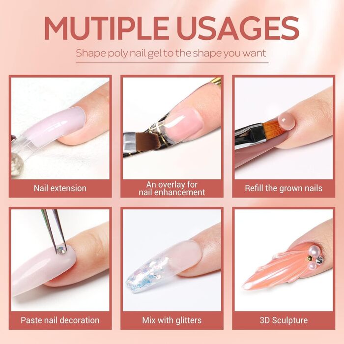 Набір полігелю Modelones (6 відтінків)