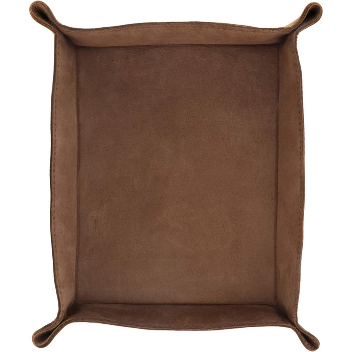 Піднос Londo з натуральної шкіри - шкіряний органайзер, практична коробка для зберігання - для гаманців, годинників, ключів, монет, мобільних телефонів та канцелярського приладдя, норка