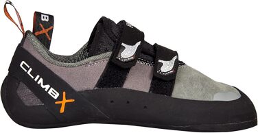 Скелелазні туфлі Climb X Rave Strap, розмір 40 EU, гранітно-сірі
