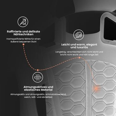 Ігрове крісло SUKIDA, ергономічне ігрове крісло з підставкою для ніг, гоночне ігрове крісло з підголівником, регульоване комп&39ютерне крісло, регульована висота, поперекова підтримка для домашнього офісу та ігор, чорний колір