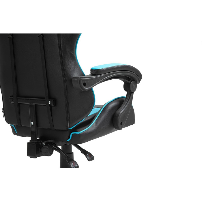 Ергономічне офісне крісло mcc direct, стілець для роботи, обертове крісло, ігрове крісло (синє)