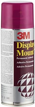 Перманентний аерозольний клей 3M(TM) CraftMount(TM) (400 мл) ІМПОРТ 860 мм x 390 мм x 130 мм