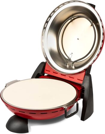 Піч для піци, 1200 Вт, 400 C, лімітована річниця, ароматна піца за 3-5 хвилин, буклет рецептів в комплекті, 3 Ferrari G1017702 Pizza Delizia Anniversary