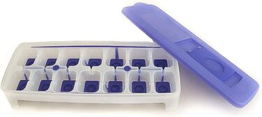 Морозильна камера TUPPERWARE, фіолетово-біла, генератор кубиків льоду G29, диво кубиків льоду