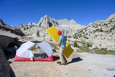 Ультралегкий килимок для кемпінгу та походів Therm-a-Rest NeoAir Xlite NXT MAX, сонячний ліхтарик Solar Flare Large, великий, з оновленою сумкою для зберігання