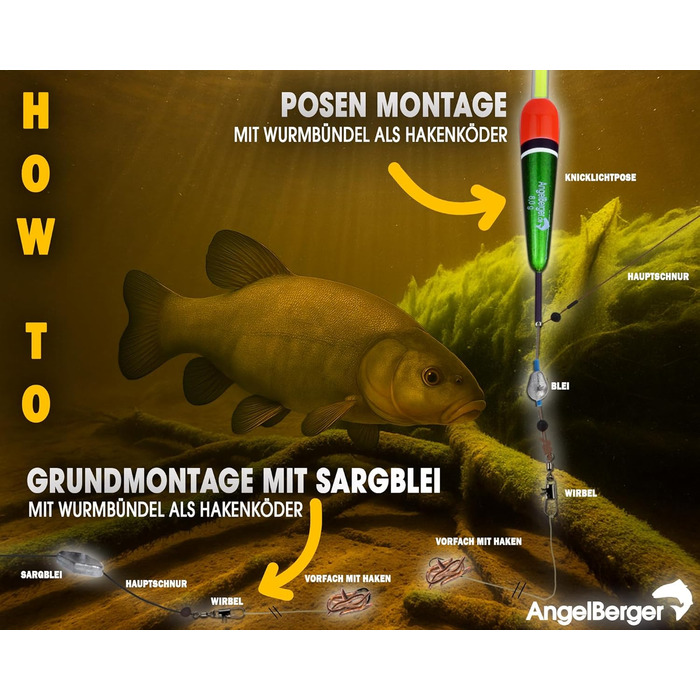 Ящик для риболовних снастей Angel Berger з рибальськими аксесуарами, рибальський кейс, базове рибальське спорядження, рибальський набір