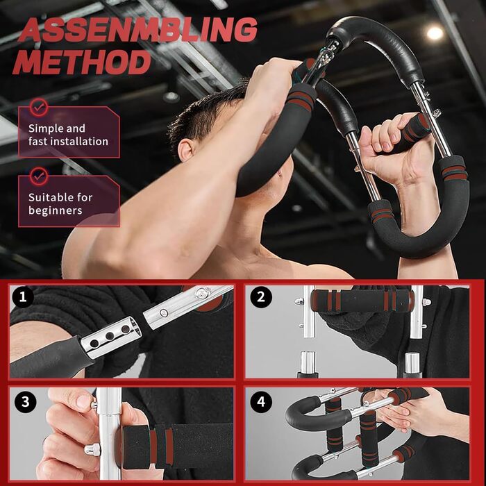 Подібний твістер для рук, 30-50 кг, регульований тренажер для грудей та передпліччя, силовий твістер, тренажер для тренування м&39язів грудей, фітнес-обладнання для чоловіків та жінок, синій