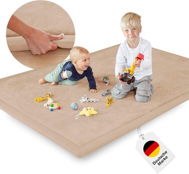 Килимок для повзання дитячий надзвичайно м'який ігровий килимок товщиною 3 см високоякісна піна з пам'яттю килимок для повзання 15