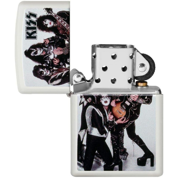 Кишенькова запальничка Zippo Kiss, біла, одного розміру