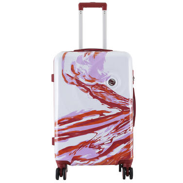 Валіза Semi Line 24' (M) White/Red Print (T5654-2)